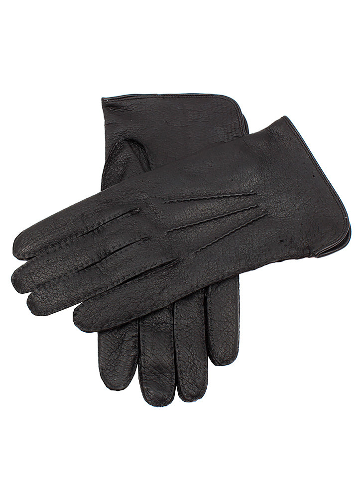 Moreton | Men's Silk Lined Peccary Leather Gloves | Dents