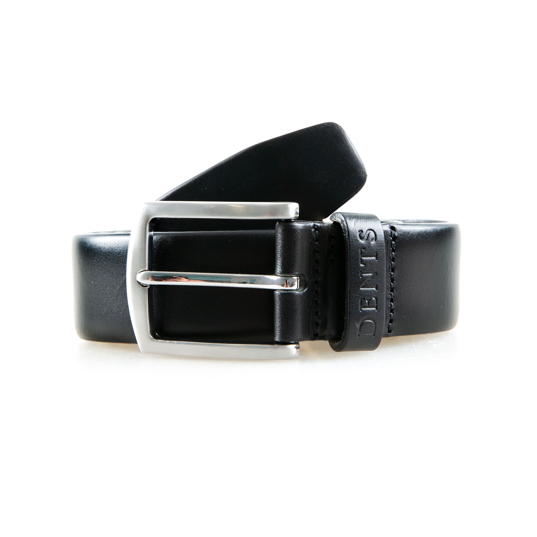 Full grain clearance black leather belt