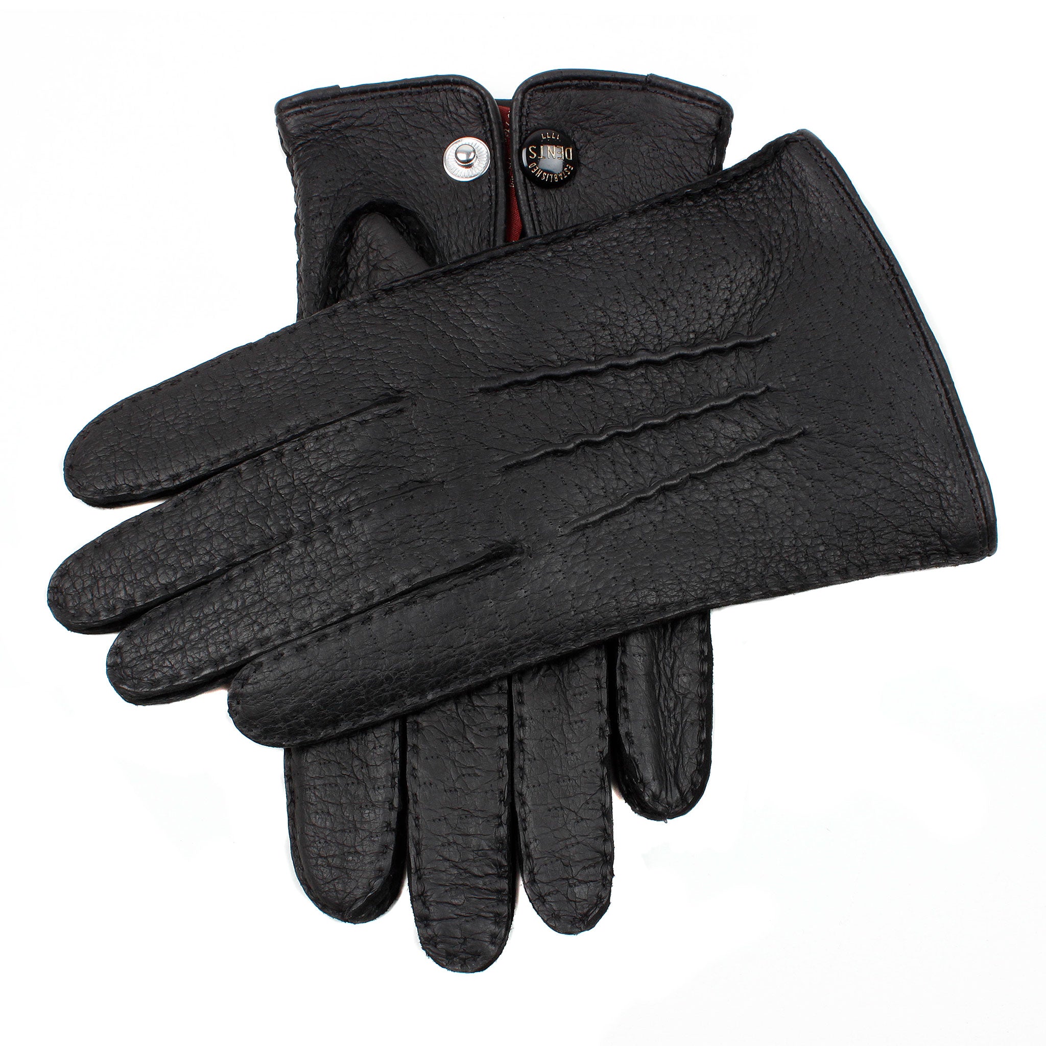 Clifton | Men's Handsewn Unlined Peccary Leather Gloves | Dents