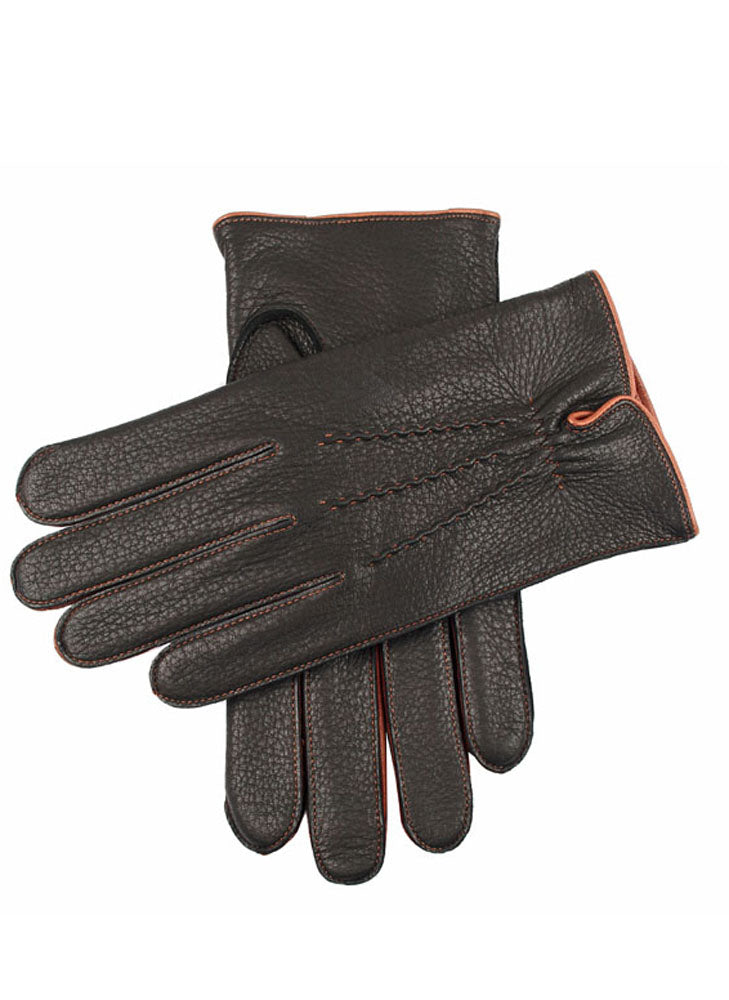 Exeter | Men's Cashmere Lined Deerskin Leather Gloves | Dents