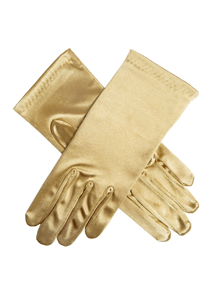 Women's Short Satin Gloves