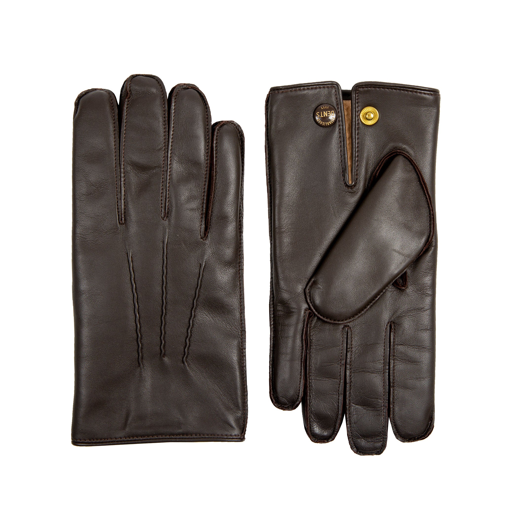 Lumley | Men's Fur Lined Leather Gloves | Dents