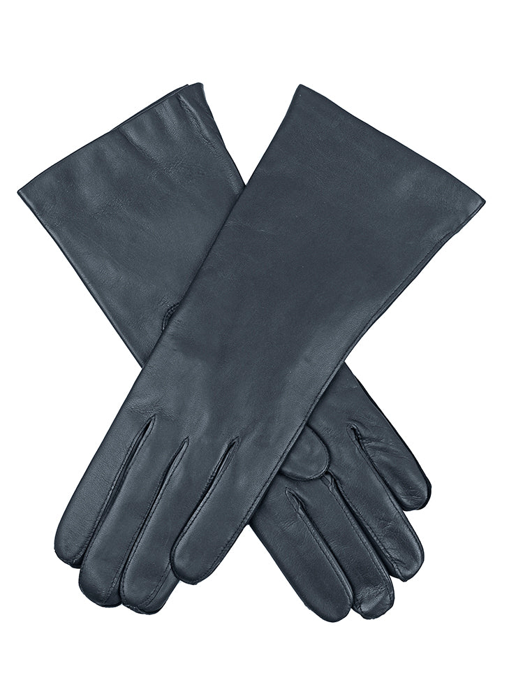 Ladies black leather gloves cashmere clearance lining