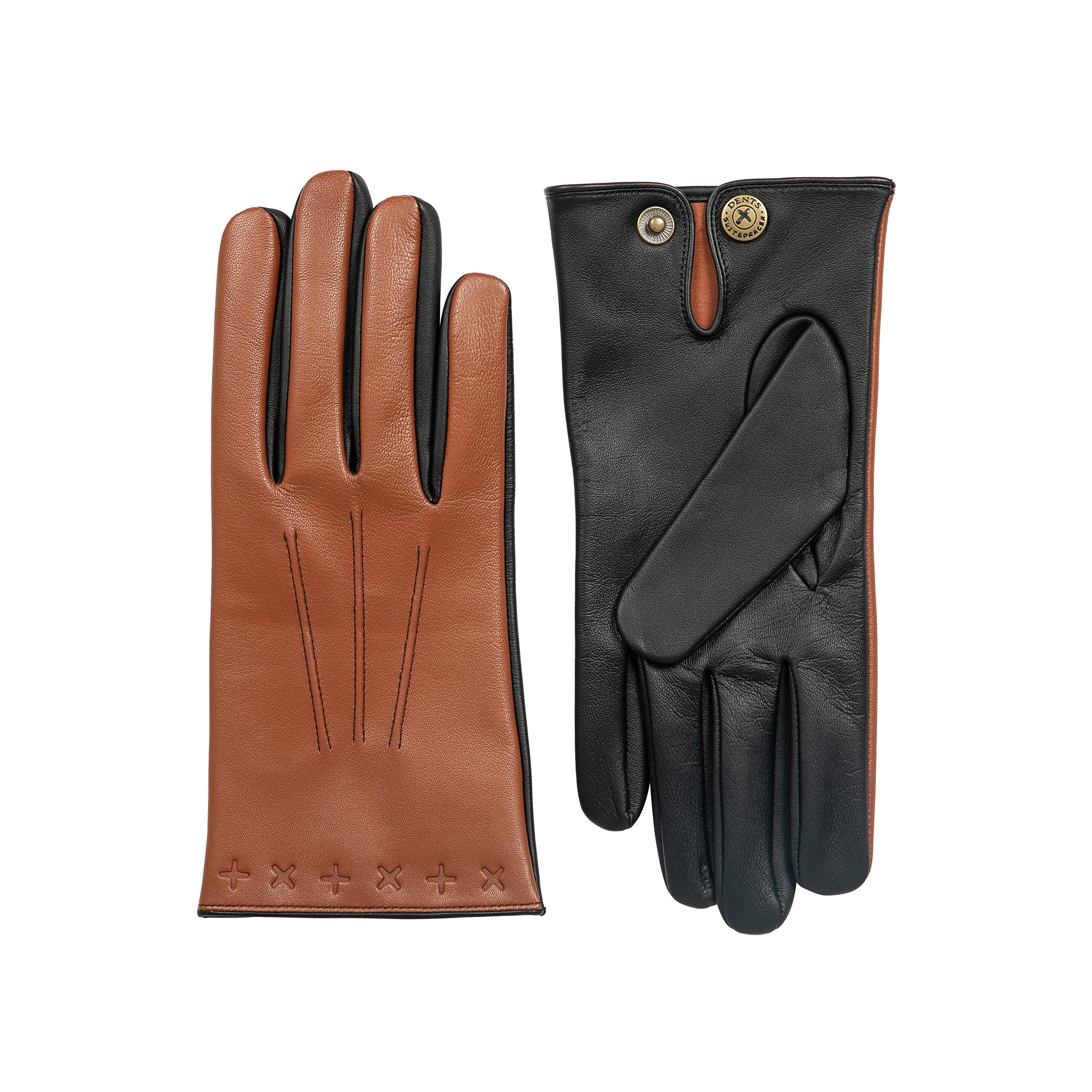 Lando | Suited Racer x Dents Touchscreen Leather Gloves | Dents