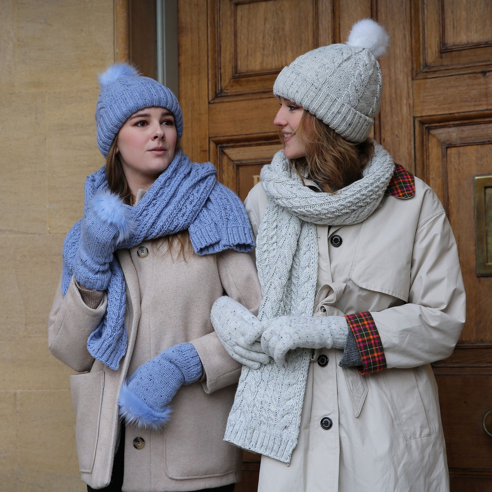 Double bobble hat womens online