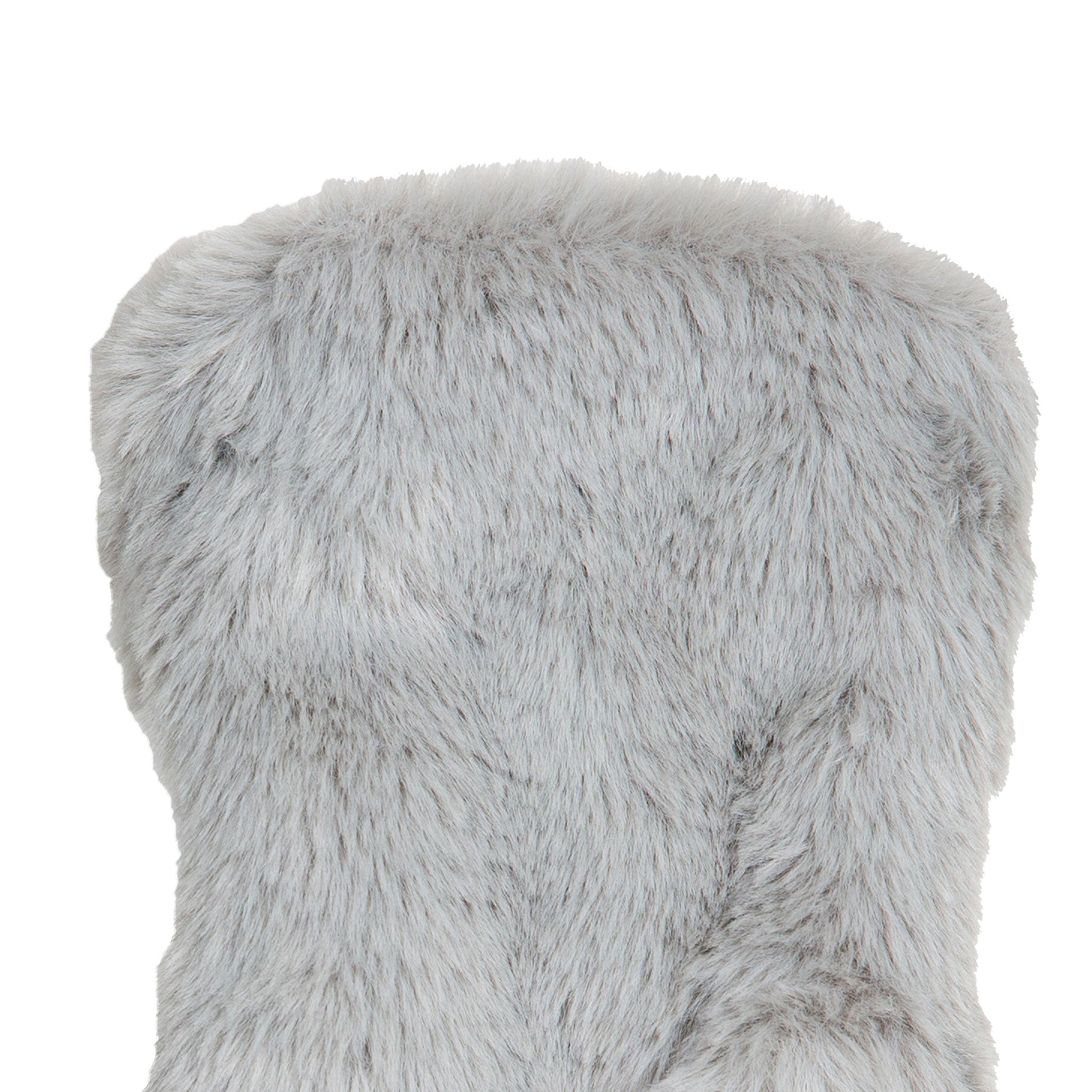 Ivory Napa Sheepskin & Silver Fox Fur Mittens . Fur mittens for women . Great gift idea. store Very soft and practical pair of mittens.