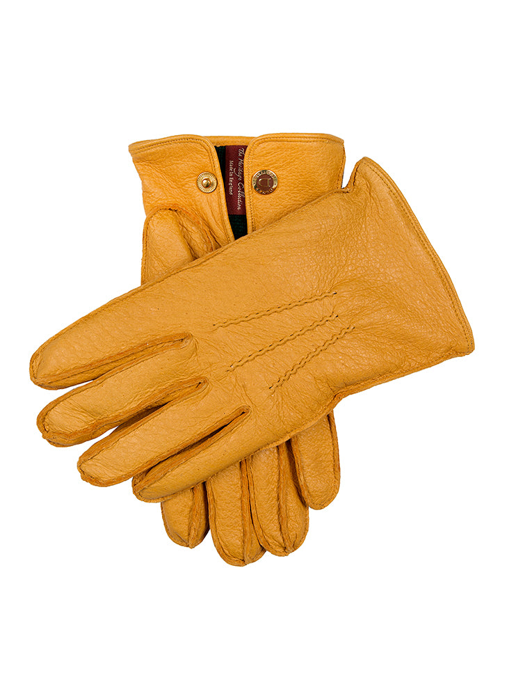 Men's Heritage Cashmere-Lined Peccary Leather Gloves | Dents