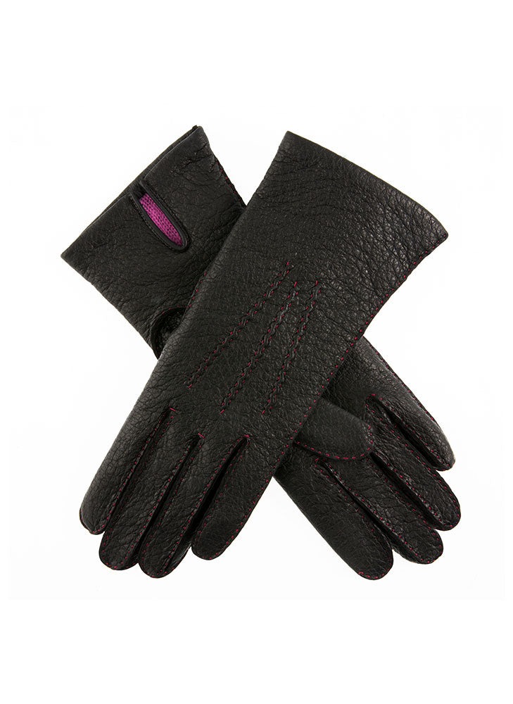 Women's Heritage Handsewn Cashmere Lined Peccary Leather Gloves | Dents