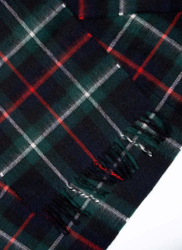 Heritage Tartan Check Cashmere Scarf with Tassels