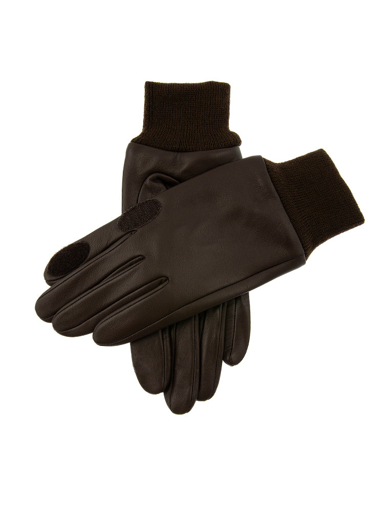 Lightweight Leather Shooting Gloves | Saddle | Size 8.5