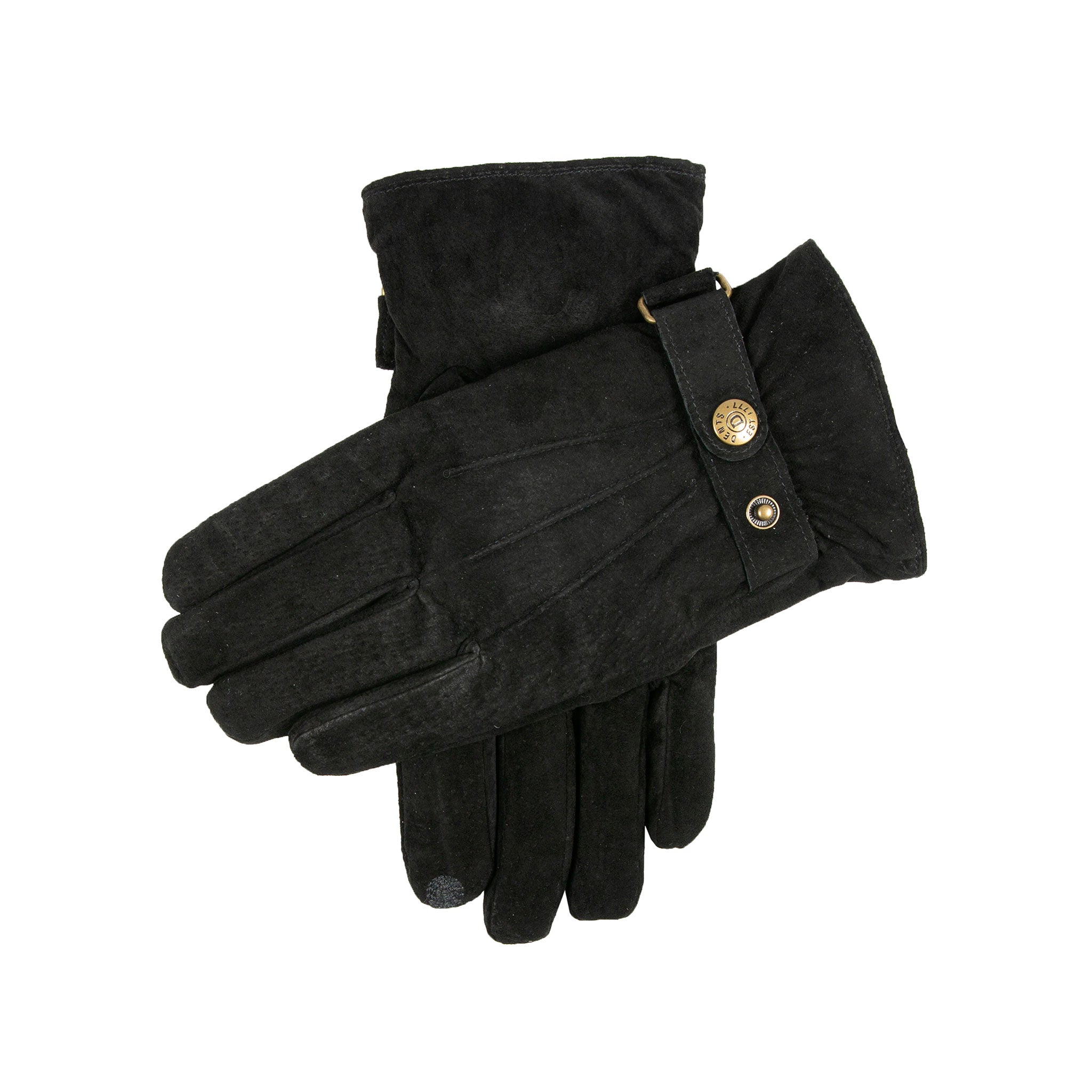 Men's Touchscreen Water-Resistant Suede Gloves | Dents