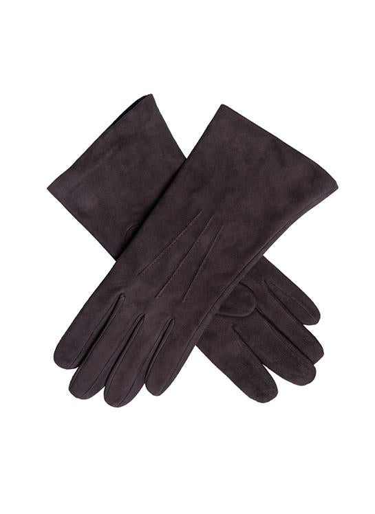 Womens grey suede deals gloves