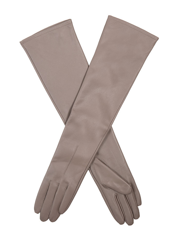 Long brown store gloves